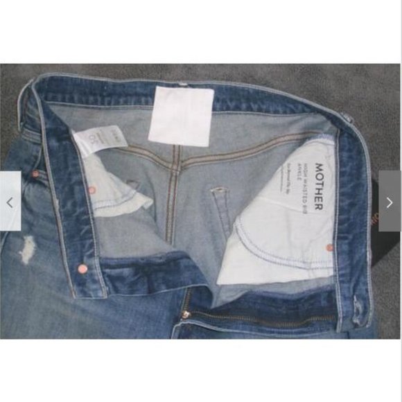 NWT Mother High Waisted Rider Ankle Jeans Far Beyond the Sky 30 - Picture 9 of 12